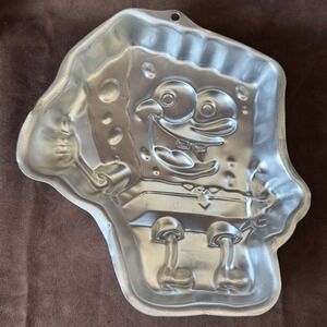 Wilton SpongeBob SquarePants Aluminum Cake Pan 2105-5130 Vintage 2002